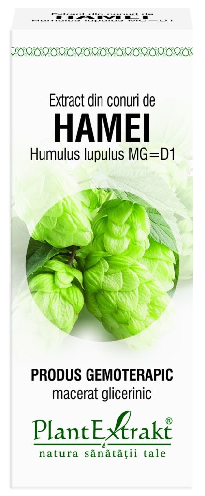Extract din conuri de hamei (HUMULUS LUPULUS) 50ml | Producator: Plantextrakt